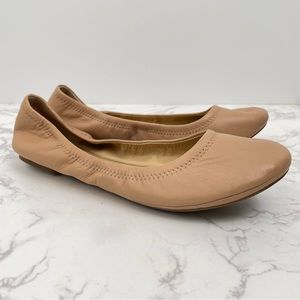 Lucky Brand Emmie Ballet Flat in Nude - Size 8